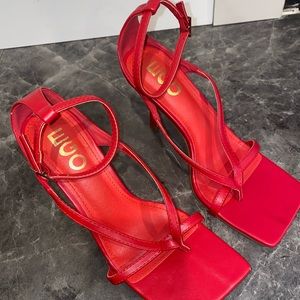 EGO red heels - Botegga Veneta inspired